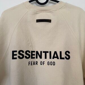 Fear of God Essentials Pull-Over Crewneck 'Buttercream' Size XXS (unisez)
